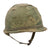 Original U.S. Vietnam War M1 Helmet with Mitchell Pattern Camouflage Cover and P64 Liner