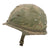 Original U.S. Vietnam War M1 Helmet with Mitchell Pattern Camouflage Cover and P64 Liner