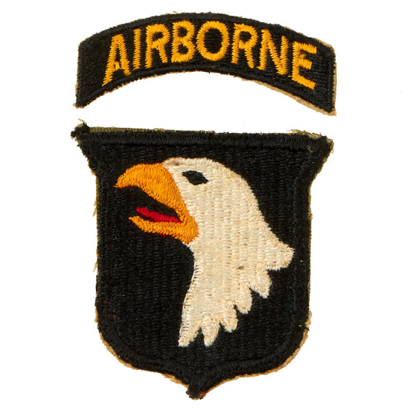 Original U.S. WWII 101st Airborne Division Patch with Rocker ...