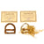 Original U.S. WWII D-Day Pair of Parachute Hooks Recovered at La Fiere, Normandy with Certificates of Authenticity Original Items