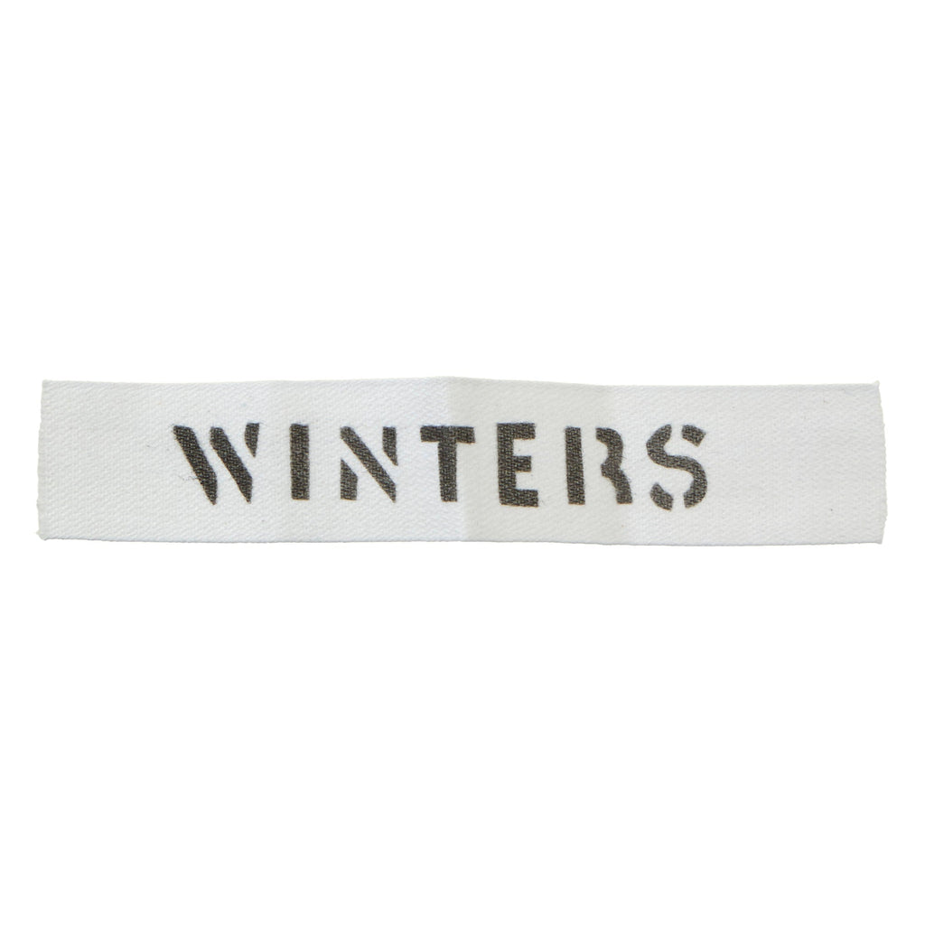 Original U.S. Band of Brothers Winters Name Tape Used in Show Original Items