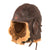Original Japanese WWII Imperial Japanese Army Air Service Fur Lined Leather Flight Helmet with Avionics Original Items