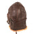 Original Japanese WWII Imperial Japanese Army Air Service Fur Lined Leather Flight Helmet with Avionics Original Items
