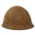 Original Japanese WWII Type 90 Army Helmet with Complete Liner and Chinstrap - Tetsubo Original Items