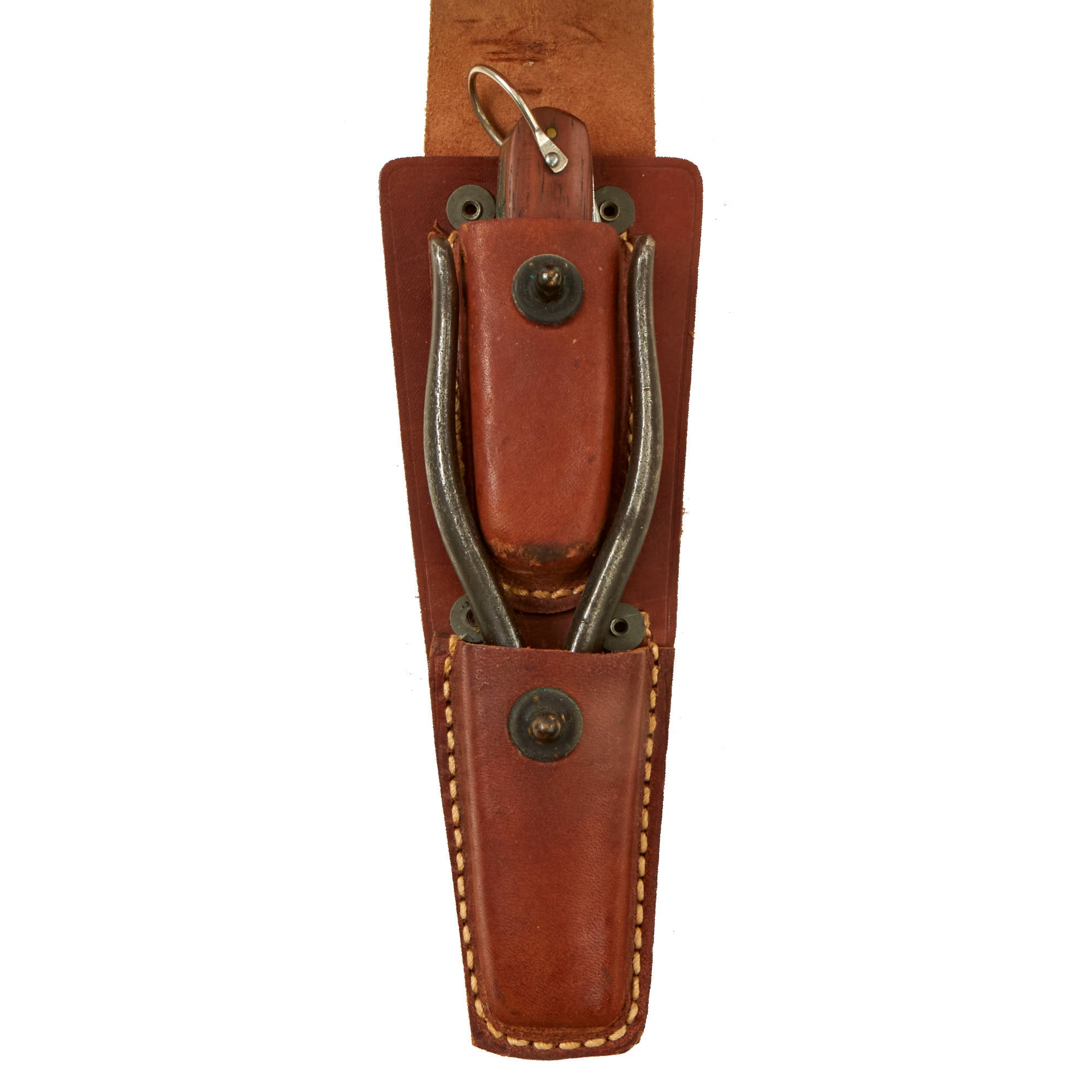 Original U.S. WWII US Army Signal Corps Lineman's Tool Set With CS