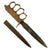 Original U.S. WWI Model 1918 Mark I Trench Knife by L. F. & C. with French “Au Lion” Steel Scabbard Original Items