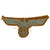 Original German WWII Heer Army DAK Afrika Korps BeVo Embroidered Breast Eagle - Uniform Cutoff Original Items