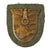 Original German WWII Heer Army Crimea Krim Shield Decoration with Fabric, Backing Plate, and Paper Backing - Krimschild Original Items