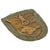 Original German WWII Heer Army Crimea Krim Shield Decoration with Fabric, Backing Plate, and Paper Backing - Krimschild Original Items