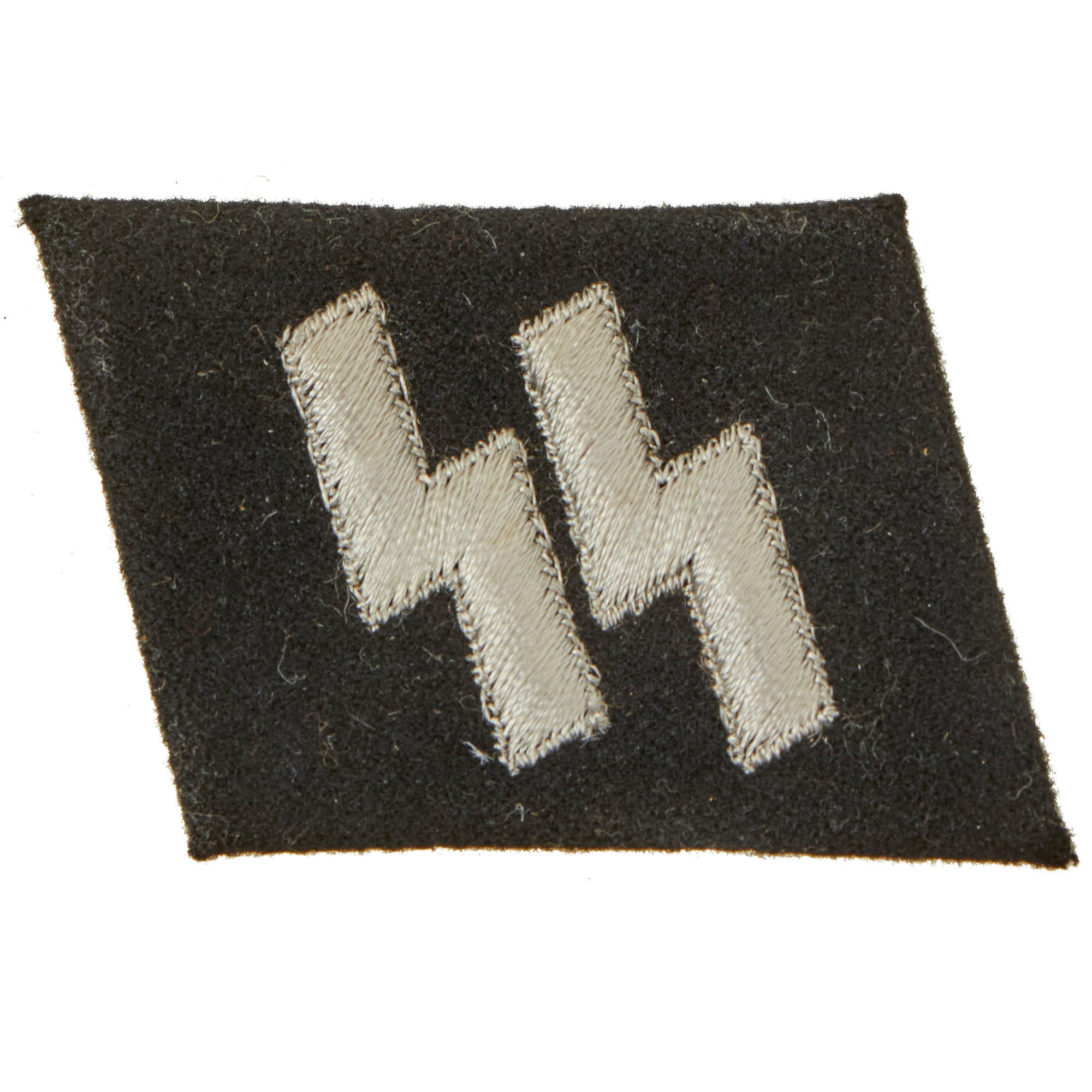 Double Ss Runes Original German WWII Unissued SS-Schütze Enlisted Collar Tab Set - Dou ...