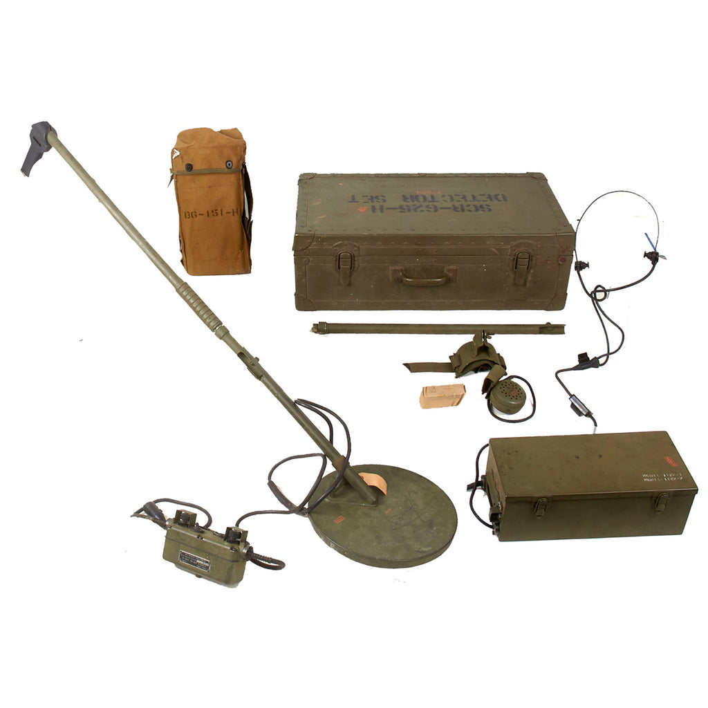 Original U.S. WWII 1945 Dated SCR 625-H Mine Detector - Converted