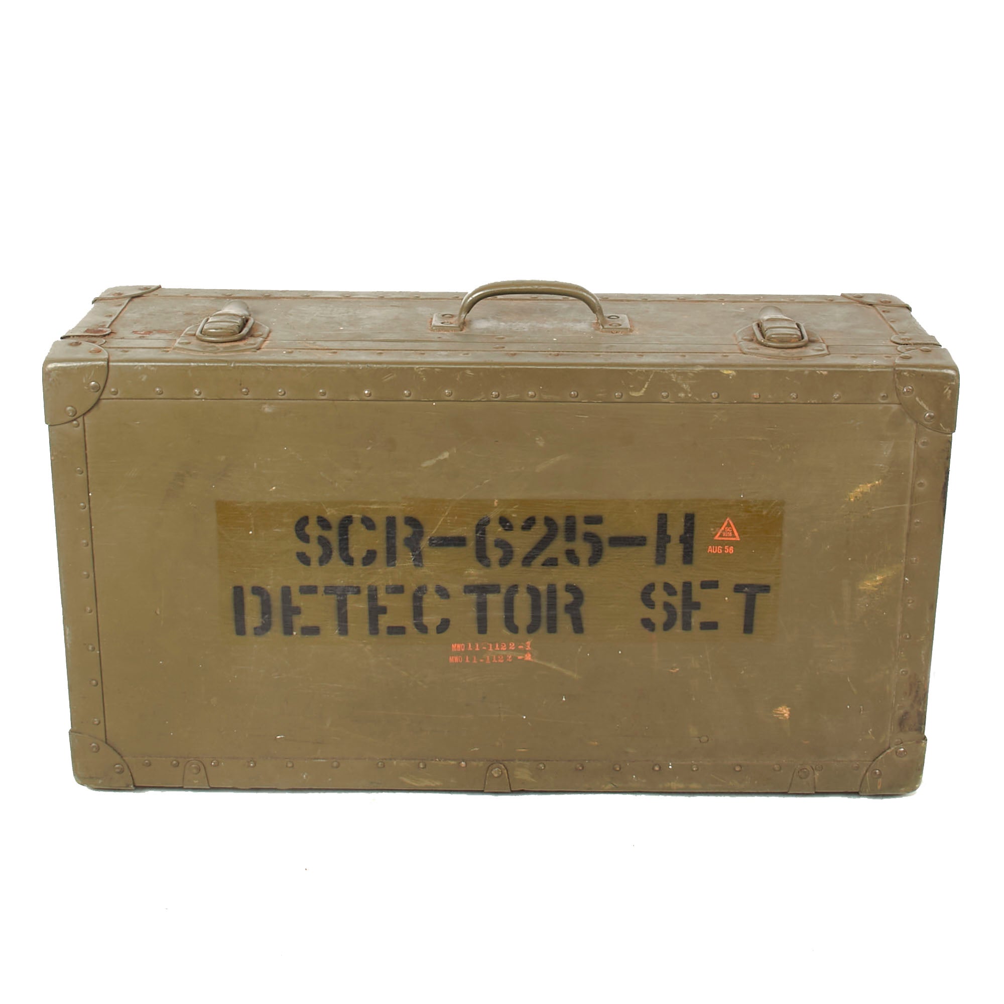 Original U.S. WWII 1945 Dated SCR 625-H Mine Detector - Converted