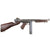Original U.S. WWII Thompson M1A1 Display Submachine Gun Serial 377058 with Magazine - Original WWII Parts Original Items
