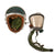 Original Chinese Air Force Cold War TK-1 High Altitude Flight Helmet Set in Original Crate - Named - Dated 1983 Original Items