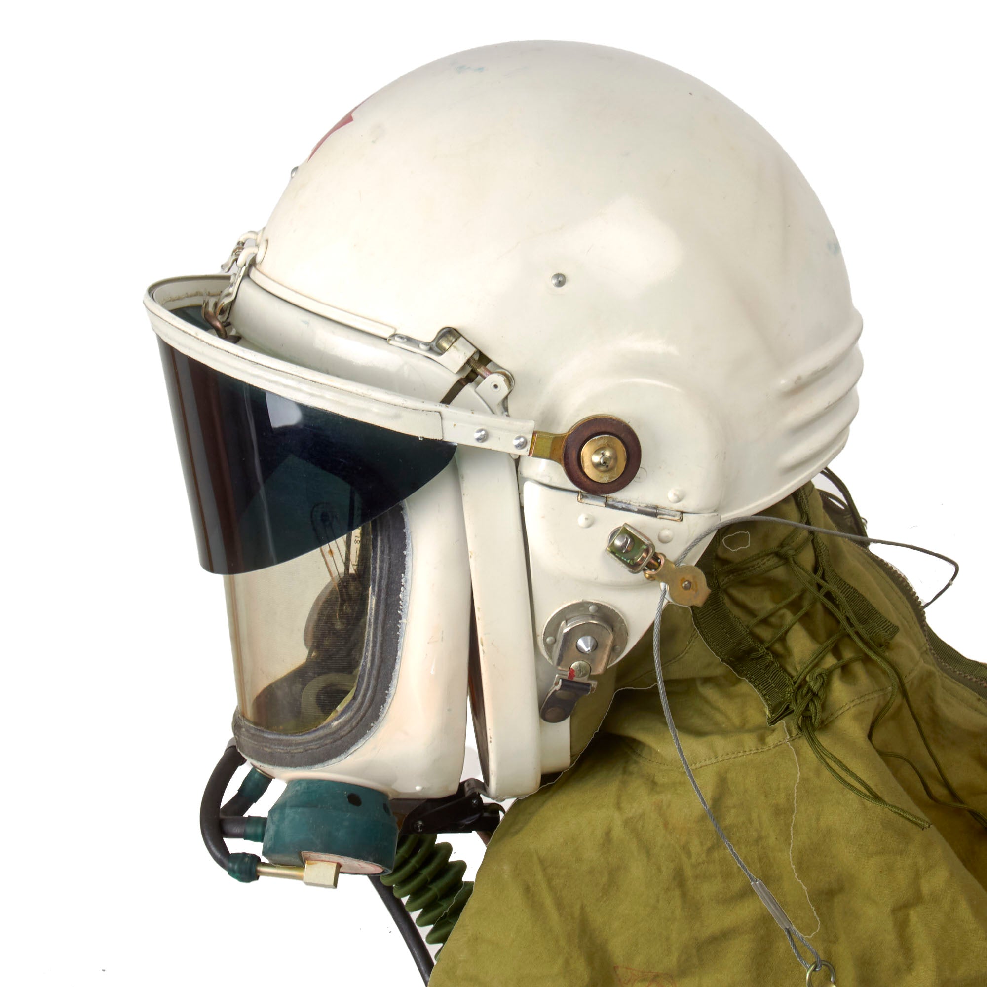 chinese motorcycle air force helmet Original Chinese Air Force Cold War TK-1 High Altitude Flight Helmet S – International Military Antiques