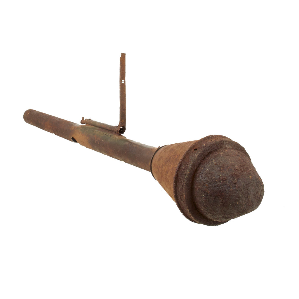 Original German WWII Inert Panzerfaust 30 Gross Anti-Tank Rocket Launcher with Rocket - Sight Re-Attached Original Items