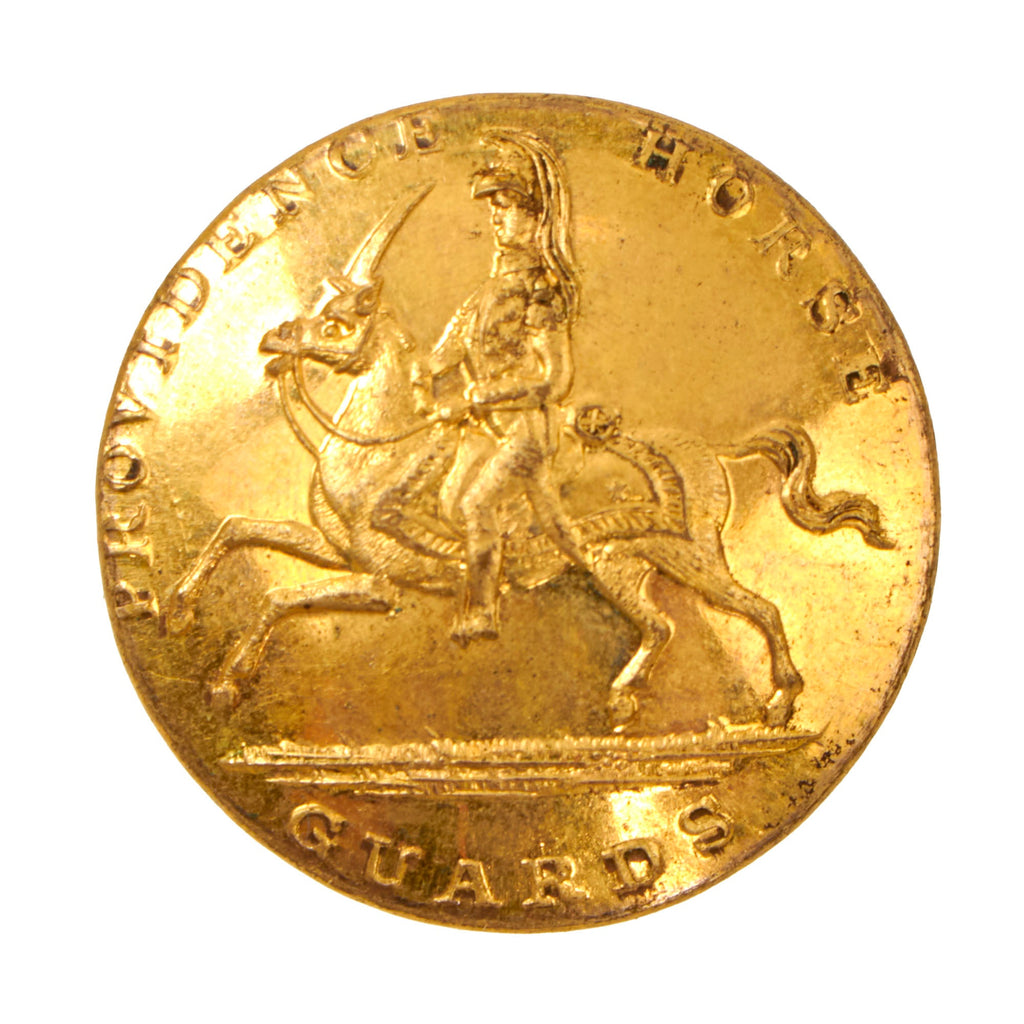 Original U.S. Pre-Civil War Providence Horse Guards Button by R. & W. Robinson of Attleborough Original Items