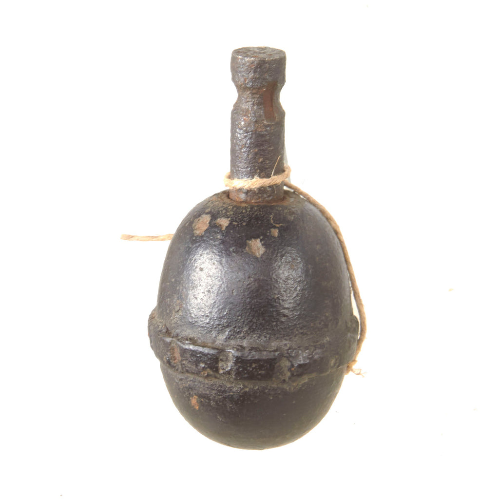 Original German WWI Model 1917 n/A Inert Egg Hand Fragmentation Grenade - Eierhandgranate Original Items