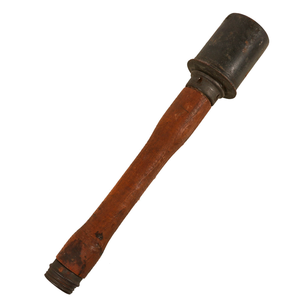 Original German WWII M24 Inert Stick Grenade Stielhandgranate by Witwe Wilhelm von Hagen (evy) & Richard Rinker - Dated 1939/1943 - Stielhandgranate Original Items
