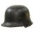 Original German WWII M34 Civic Square Dip NSDAP Double Decal Police Steel Helmet with Liner & 4 Point Chinstrap - Ordnungspolizei Original Items