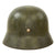 Original German WWII Extra Small Heer Army M35 Double Decal Helmet with 1938 Dated 53cm Liner & Chinstrap - Stamped SE60 Original Items