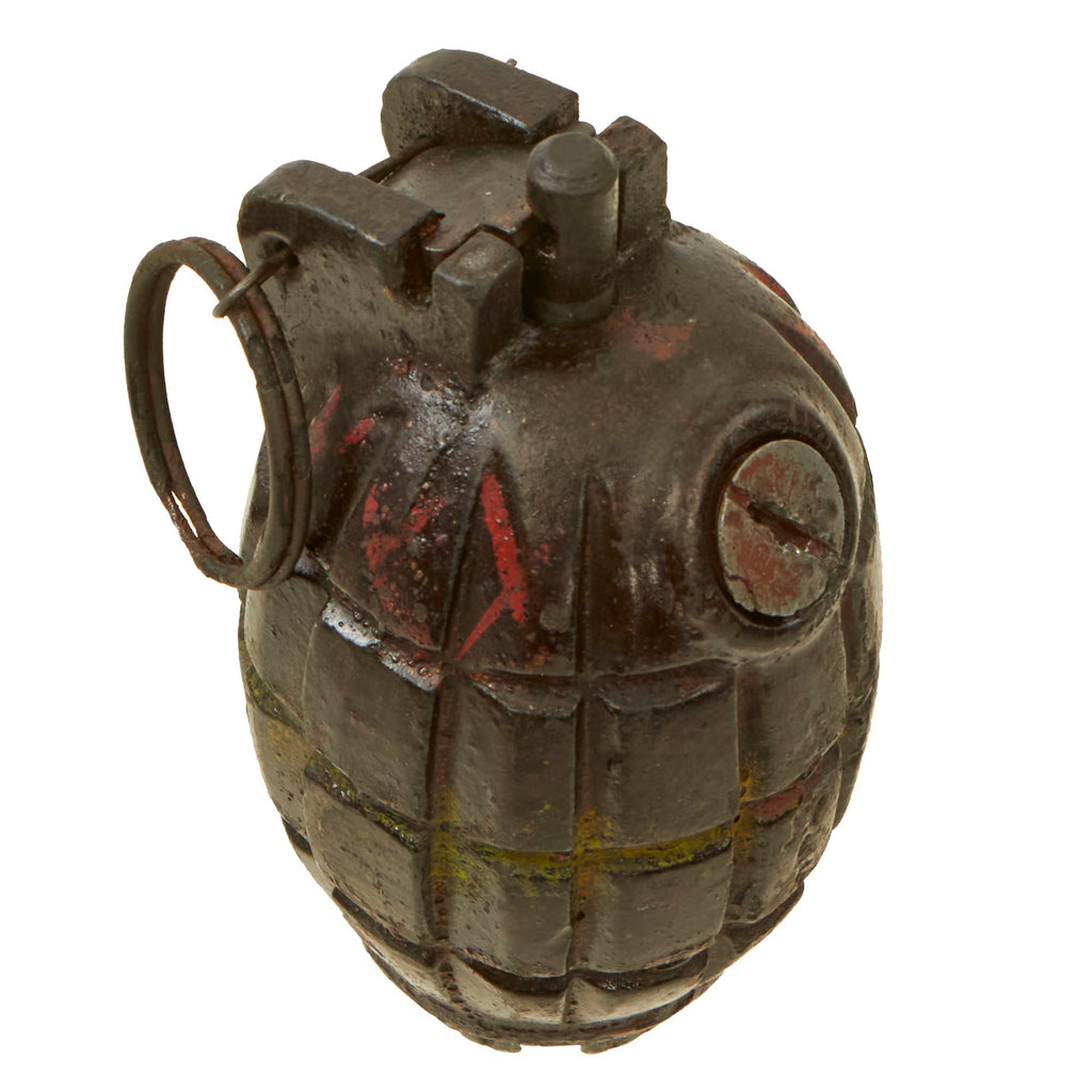 Original British WWII MIlls Bomb No. 36M MKI Grenade by Wolverhampton Diecasting Co. - Dated 1943 Original Items