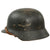 Original German WWII Luftwaffe Single Decal M40 Helmet with 1941 Dated 55cm Liner and Chinstrap - Stamped SE62 Original Items