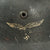 Original German WWII Luftwaffe Single Decal M40 Helmet with 1941 Dated 55cm Liner and Chinstrap - Stamped SE62 Original Items