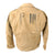 Original U.S. WWII M-1941 Field Jacket with Axis Prisoner of War PW Stenciled Uniform Jacket with Copy of Note Found in Pocket with Names of Fallen Comrades Original Items