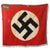 Original German WWII NSDAP Local Group Schifflingen Fringed Political Unit Storm Flag - 47" x 53" Original Items