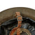 Original U.S. WWI USMC M1917 Doughboy Helmet with Intact Liner & Chinstrap - Featuring Period Correct Eagle, Globe and Anchor - Initialed Original Items