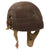 Original Japanese WWII Imperial Japanese Army Tanker Helmet with Markings - Heavy Service Wear Original Items