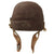 Original Japanese WWII Imperial Japanese Army Tanker Helmet with Markings - Heavy Service Wear Original Items