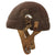Original Japanese WWII Imperial Japanese Army Tanker Helmet with Markings - Heavy Service Wear Original Items