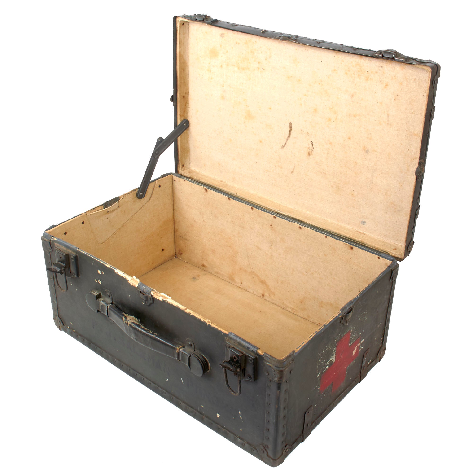 Original Japanese WWII Emergency Medical Treatment Trunk Captured