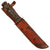Original U.S. WWII USN Red Spacer Mark 2 KA-BAR Fighting Knife by Robeson Cutlery with USN Leather Sheath