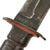 Original U.S. WWII USN Red Spacer Mark 2 KA-BAR Fighting Knife by Robeson Cutlery with USN Leather Sheath