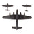 Original U.S. WWII British & Japanese Mitsubishi 00, Spitfire, and Lancaster Recognition Model Airplane Lot by Cruver - Dated 1942 & 1943