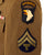 Original U.S. WWII 101st Airborne Division & 1st Allied Airborne Glider Infantry Technician 5th Grade Uniform Ike Jacket with Laundry Numbers Original Items