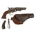 Original U.S. Colt Model 1849 Pocket .31-Caliber Percussion Revolver with 4-Inch Barrel, Period Holster, Bullet Mold, and Powder Horn - 1860 Production - All-Matching Serial No. 169142
