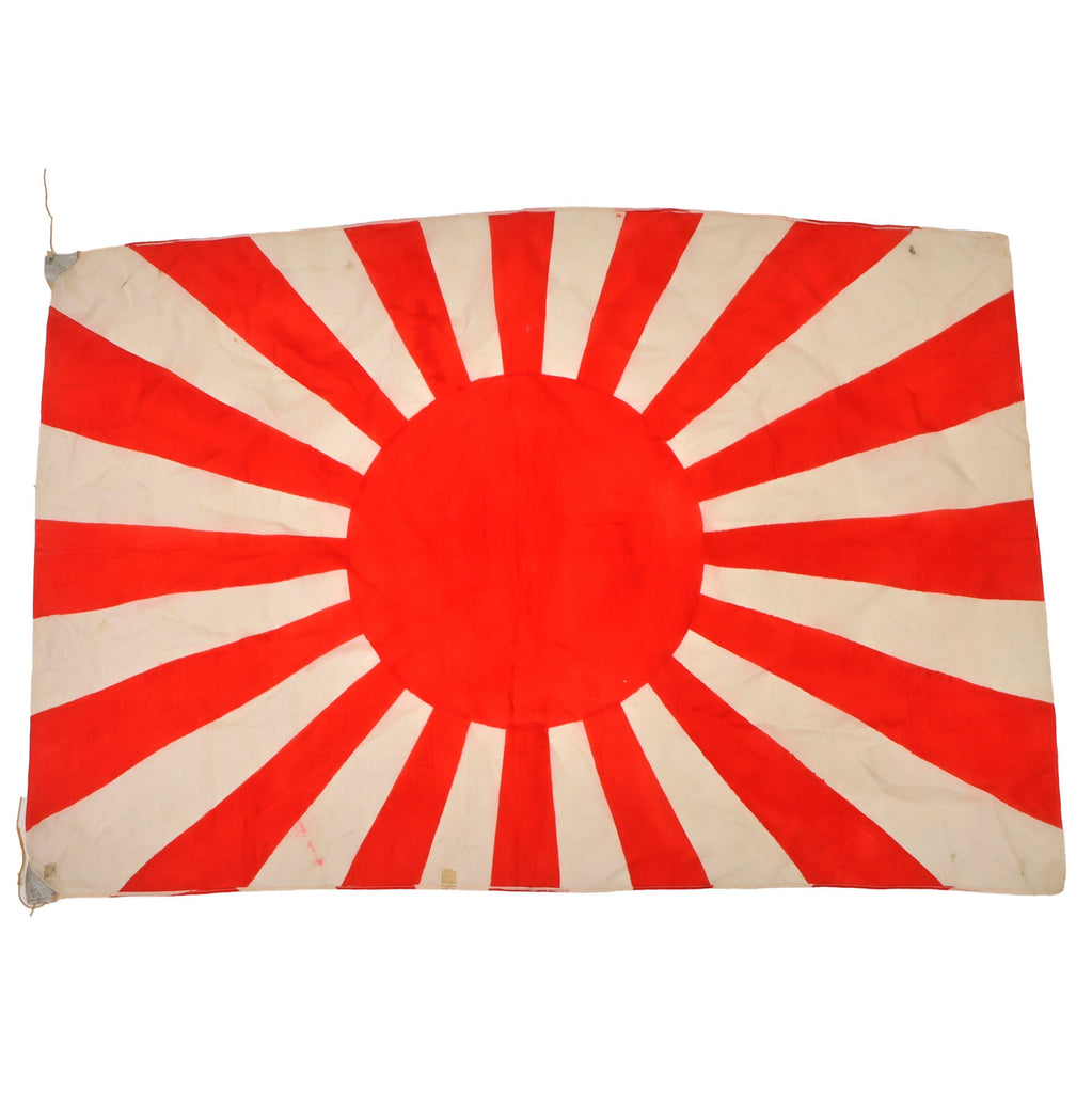 Original Japan WWII Imperial Japanese Army Rising Sun Silk War Flag - 24 x 36” Original Items
