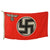Original German WWII NSDAP Kriegsmarine Marked 80cm x 135cm State Service Flag by KRESS - Reichsdienstflagge Original Items
