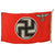 Original German WWII NSDAP Kriegsmarine Marked 80cm x 135cm State Service Flag by KRESS - Reichsdienstflagge Original Items