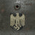 Original German WWII Heer Army Single Decal M42 Helmet with 59cm Liner - Stamped ckl66 Original Items