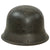 Original German WWII Heer Army Single Decal M42 Helmet with 59cm Liner - Stamped ckl66 Original Items