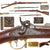 Original U.S. Civil War M1841 Mississippi Rifle by Harpers Ferry Arsenal in Unaltered .54cal with Saber Bayonet - dated 1854 Original Items
