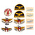 Original U.S. Vietnam War USN Two Decorated APH-5 Flight Helmets & Medal Board Group of Navy Captain D. Jake Ward - Commander of USS Constellation & Competitor for Project Mercury Original Items