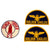 Original U.S. Vietnam War USN Two Decorated APH-5 Flight Helmets & Medal Board Group of Navy Captain D. Jake Ward - Commander of USS Constellation & Competitor for Project Mercury Original Items