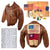 Original U.S. WWII CBI C-46 C-47 B-25 Pilot Distinguished Flying Cross Recipient Captain Arthur Leigh Stevens’ A2 Flight Jacket with Blood-Chit & Theater-Made Leather Patches - Named “Dead Reckoning” Flight Calculator & Ephemera Original Items