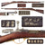 Original German Mauser Mod. 71 Converted in France to Uruguay Daudeteau / Dovitis Rifle dated 1881 - Serial 90428 Original Items